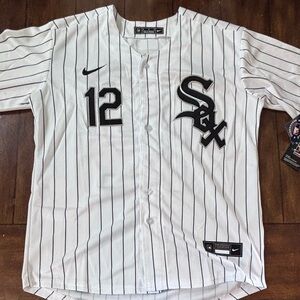 Chicago White Sox Colson Montgomery Home Baseball Jersey Adult Medium NWT